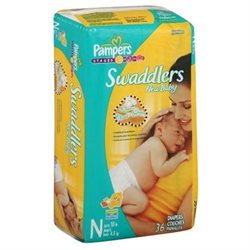 Pampers Diapers, Newborn, 36 diapers