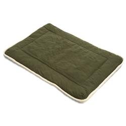 Dog Gone Smart Olive Sherpa Crate Pad, Medium