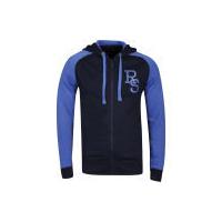 Ringspun Men's Major Hooded Sweatshirt - Navy/Cobalt