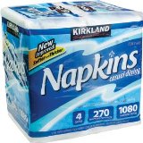 Kirkland Casual Dining Napkins 4 pack 1080 1-Ply Napkins