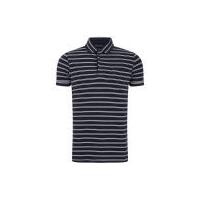 French Connection Men's FC Marlon Polo Shirt - Marine Blue/Cuba White