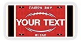BleuReign(TM) Personalized Custom Name Football Tampa Bay Car Vehicle License Plate Auto Tag