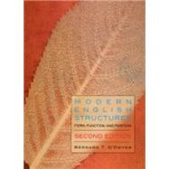 Modern English Structures: Form, Function, And Position