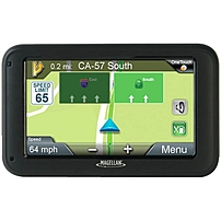 Magellan Roadmate 5220-lm Automobile Portable Gps Navigator - 5" - Touchscreen - Speaker - Sd - Turn-by-turn Navigation, Speed Assist, Text-to-speech, Lane Assist, Junction View, 3d Landmark - Usb - 2 Hour - Lifetime Map Updates - Wqvga Rm5220sgluc