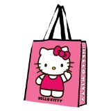 Vandor 18073 Hello Kitty Large Recycled Shopper Tote, Pink