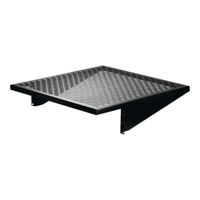 C2g 14627 Vented Equipment Shelf - Rack Shelf - Black - 19