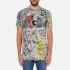 Vivienne Westwood Anglomania Men's Newspaper Rubbish T-Shirt - Grey - L