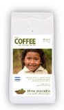 Three Avocados Nicaraguan Ground Coffee - 12oz - 100% of Profits Provide Education in Nicaragua