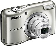 Nikon Coolpix A10 16.1 Megapixel Compact Camera - Silver - 2.7&quot; Lcd - 16:9 - 5x Optical Zoom - 4x - Ttl - 4608 X 3456 Image - 1280 X 720 Video - Hd Movie Mode 26518