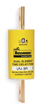 Bussmann 100A Time Delay Class J Fuse 600VAC/300VDC, LPJ-100SPI