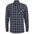 Carhartt Men's LS Sampras Shirt Rib-Knit Cuff - Labor Blue Heather - S