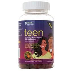 GNC Milestones Teen Gummy Multivitamin for Teens 12-17?