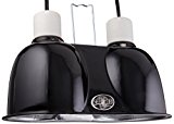 Zoo Med Mini Combo Deep Dome Lamp Fixture, Black