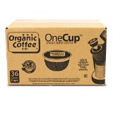 The Organic Coffee Co. OneCup, Decaf Gorilla, 36 Single Serve Coffees