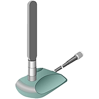 Cisco Multiband Swivel-mount Dipole Antenna - Range - Uhf - 806 Mhz, 1.71 Ghz To 960 Mhz, 2.17 Ghz - 0 Dbi - Wireless Data Networkdipole 3g-antm1919d