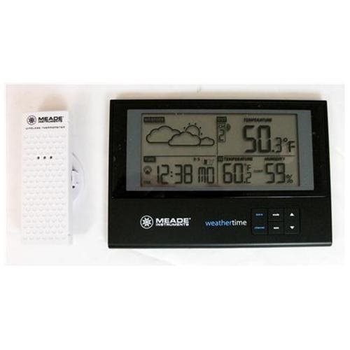 Meade TE346W Slim Line Personal Weather Station with Atomic Clock