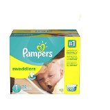Pampers Swaddlers Size 1 Diapers Super Economy Pack - 216 Count - Bru