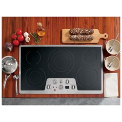 GE Cafe 36 Built-In CleanDesign Electric Cooktop