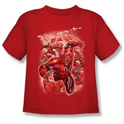 Boys GREEN LANTERN RED LANTERNS #1 Short Sleeve T-Shirt Size Large