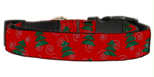Mirage Pet Products 25-09 LG Christmas Trees Nylon and Ribbon Collars. Large