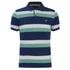 GANT Men's Striped Pique Rugger Polo Shirt - Jelly Green - XXL