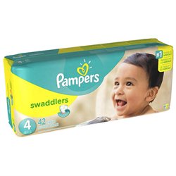 Pampers Swaddlers Size 4 Diapers Mega Pack - 42 Count