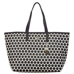Michael Kors Kiki Medium Tote in White-Black