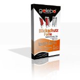 Golebo Screen Film for Privacy protection red for Medion GoPal P5435 - PREMIUM QUALITY