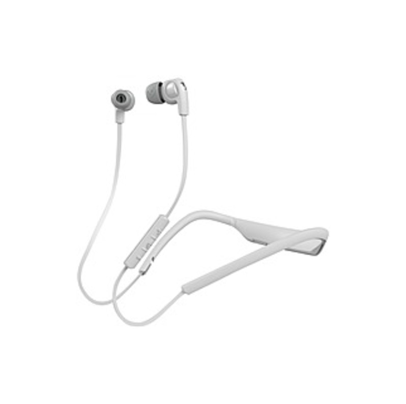 Skullcandy Smokin Buds 2 Earset - Stereo - Chrome, White - Wireless - Bluetooth - 17 Ohm - Earbud, Behind-the-neck - Binaural - In-ear