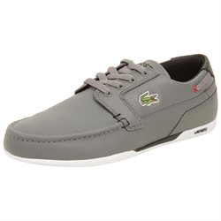 Lacoste Men's Dreyfus QS1 Boat Shoe in Grey/Black 11 M US