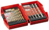 Mibro 871490 Titanium Coated Extra Life Drill Bit and Super Masonry Drill Bit Set, 17-Piece
