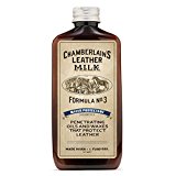 Leather Milk Leather Water Repellent and Protector - Water Protectant No. 3 - All Natural, Non-Toxic Water Proofer and Liquid Sealant. Made in the USA. 2 Sizes. Includes Premium Applicator Pad!