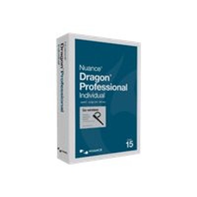 Nuance Communications K809a-fn9-15.0 Dragon Professional Individual - (v. 15) - Box Pack - 1 User - Academic - Win - Us English