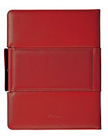 Trexta 813365012812 Rotating Folio For  Ipad & The New Ipad - Premium Leather - Red