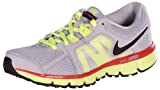 Nike Boy's Dual Fusion ST 2(GS) Running Shoes-Wolf Grey/Black/Volt/Red-6
