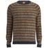BOSS Orange Men's Arentino Patterned Knitted Jumper - Medium Orange