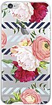 Otm Iphone 7/6/6s Plus Hybrid Clear Phone Case, Peonies & Ranunculus Red - Iphone 7 Plus, Iphone 6 Plus, Iphone 6s Plus - Clear - Peonies & Ranunculus Red Opip7pacgz035d