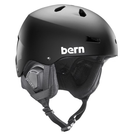 Bern Macon Ski Helmet - 8tracks(r) Audio, Winter Liner
