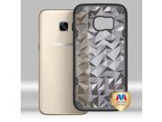 For Samsung Galaxy S7 Smoke Polygon/black Challenger Hybrid Protector Cover
