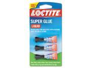 Loctite Super Glue 3-pack, 3g, Clear