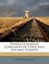 Physico-chemical Constants Of Ethyl And Iso-amyl Borates