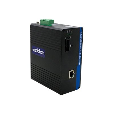 Addon Networks Add-ifmc-fx-1fc1 1 10/100base-tx(rj-45) To 1 100base-fx(fc) Mmf 1310nm 2km Industrial Media Converter