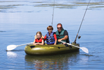 Airhead Ahibf03 Angler Bay 3 Person Inflatable Boat