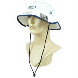 New Era Fishing Bucket Hat Outdoor Training Cool NE Tech NFL Seattle Seahawks