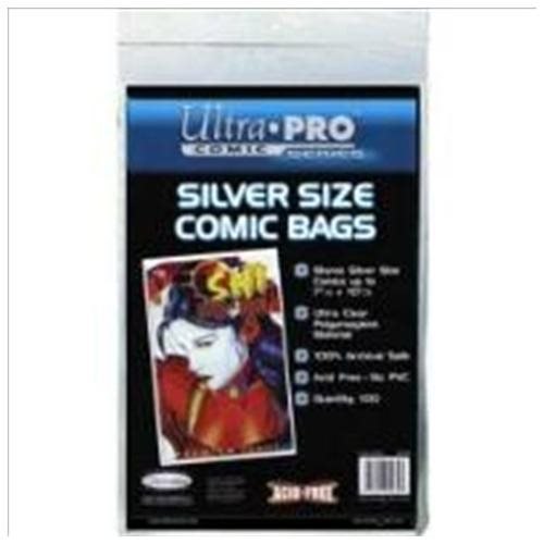 Ultra-PRO Comic Bags (Bag of 100) Silver Size - Ultra Pro - 81976