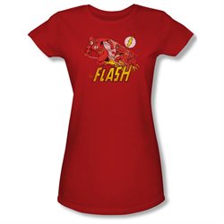 Girls(8-12yrs) DC Cap Sleeve CRIMSON COMET Large T-Shirt Tee