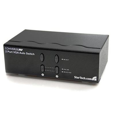 Startech.com St122vgau 2 Port Vga Auto Switch - Monitor Switch - 2 X Vga - 2 Local Users - Desktop