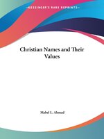 Christian Names And Their Values