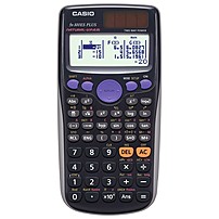 Casio Fx-300esplus - Auto Power Off, Battery Backup, Dual Power, Textbook Display - Battery/solar Powered - 3.2" X 0.4" X 6.4" - Blue - Plastic Fx-300esplus-blu