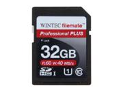Wintec Filemate Professional Plus 32gb Secure Digital High-capacity (sdhc) Flash Card Model 3fmsd32gbu1pi-r